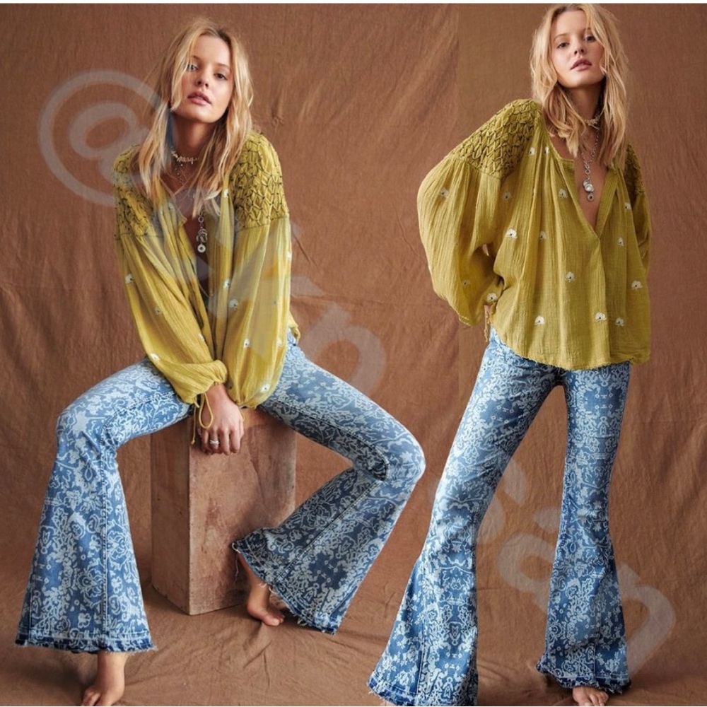 Free People Dream Lover Flare Jeans Sz 32